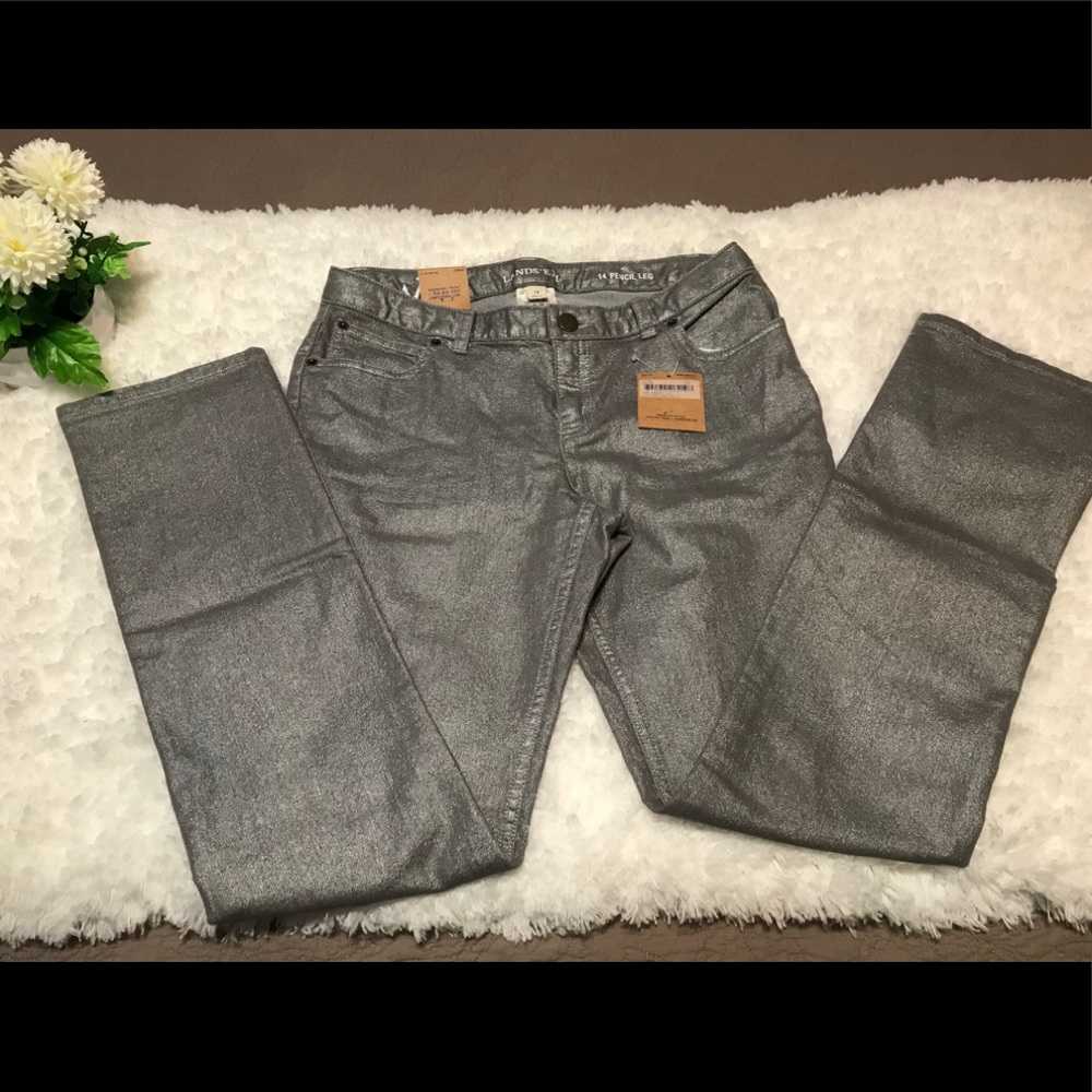 Pencil legs pants by Lands End sz 14